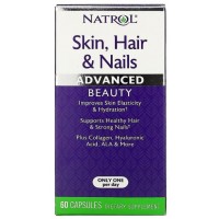 Skin Hair Nails Advanced  Beauty, Capsules, 60ct Natrol