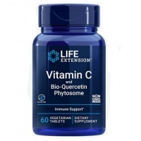 Vitamina C e Bio Quercetin Phytosome 60 vegetarian tablets LIFE Extension