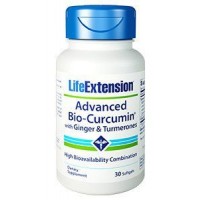  Advanced Bio Curcumin com Ginger & Turmerones LIFE Extension