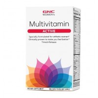 Multivitamin active women multivitaminico para mulheres 90 caplets GNC validade:01/24