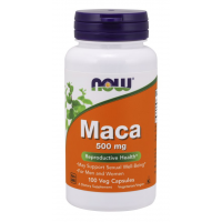 Maca 500mg 100 veg caps NOW Foods