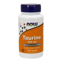 Taurine taurina 500mg 100 capsules NOW Foods