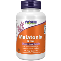 Melatonin 5 mg 180 Veg Capsules NOW