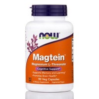 Magtein L treonato de magnésio 90 Veg Capsules NOW Foods