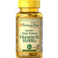 Vitamina D3 10.000 IU 100 softgels PURITANS Pride