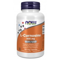 L-Carnosine 500 mg 100 Veg Capsules Now 