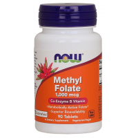 Methyl Folate 1000 mcg 90 tablets NOW Foods