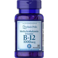 Vitamin B12 Methylcobalamin Vitamina B12 1000 mcg 30 microlozenges PURITAN S Pride