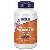 Phosphatidyl Serine 300 mg, Extra Strength 50 softgel Now 