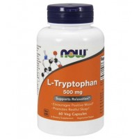 L Tryptophan triptofano 500 mg 60 Veg Capsules NOW Foods