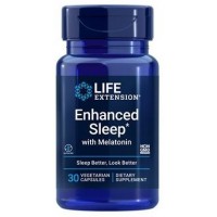 Enhanced Sleep with Melatonin 30 veg caps Life Extension