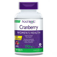 Cranberry Womens Health. 250mg. Cranberry Fast Dissolve Tablets. 120ct Natrol