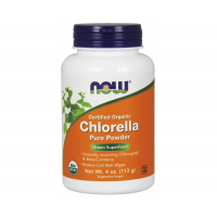 Chlorella Powder. Organic 113g Now foods