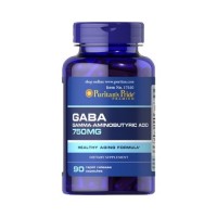 GABA (Ácido Gama Aminobutírico) 750 mg 90 caps Puritan's Pride