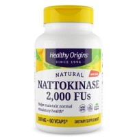 Nattokinase 2,000 FU's (100 mg.) 60 vcaps Healthy Origins