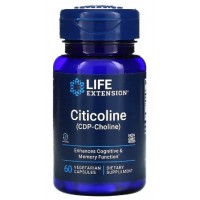 Citicoline (CDP-Choline) 60 vegetarian capsules LIFE Extension