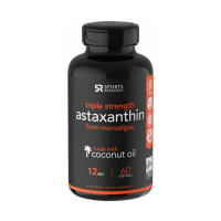 Astaxanthin 12mg, 60 Softgel Sports Research 