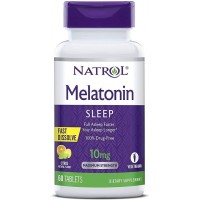 Melatonina 10mg FAST DISSOLVE sublingual 60 tablets Sabor limão NATROL