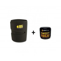 Cinta Neoprene para Perna Amarela + Sweet Sweat 99g